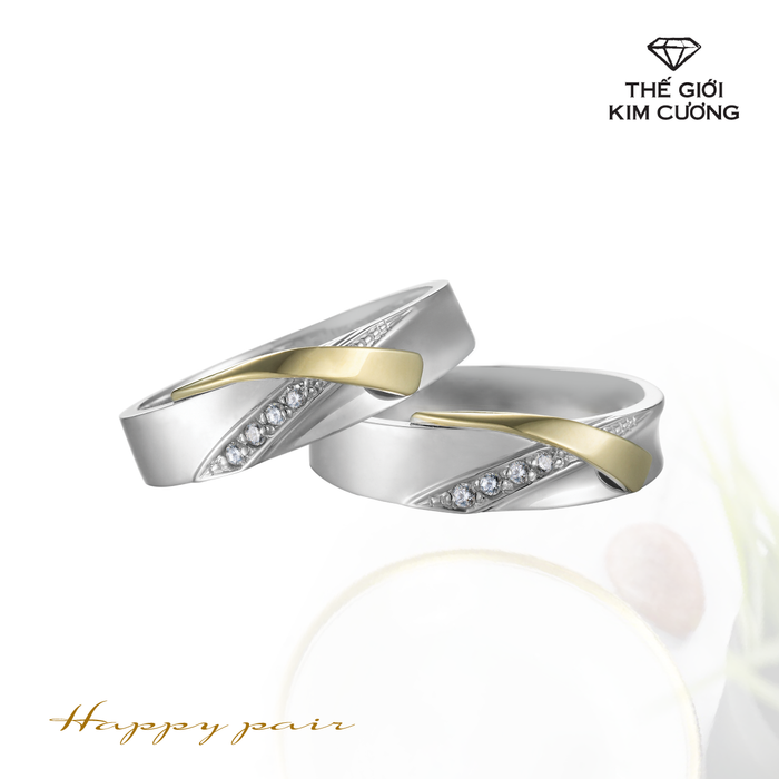 Không gian trưng bày nhẫn cưới lấp lánh tại Thế Giới Kim Cương