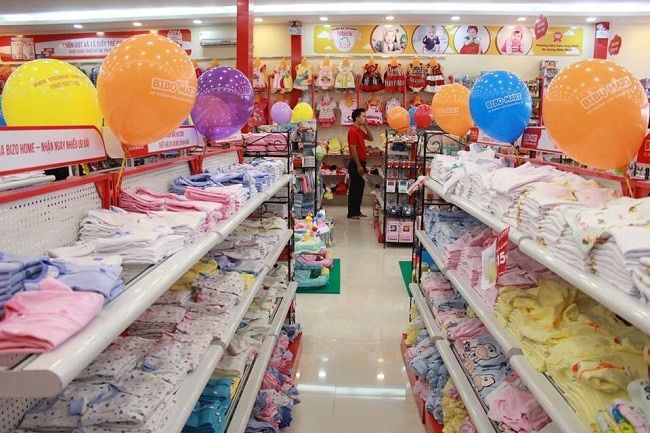 Không gian trải nghiệm đa giác quan dành cho mẹ và bé tại cửa hàng Bibo Mart