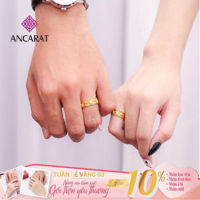 Ancarat hình ảnh 1 - Những mẫu nhẫn cưới tinh tế, đậm đà ý nghĩa