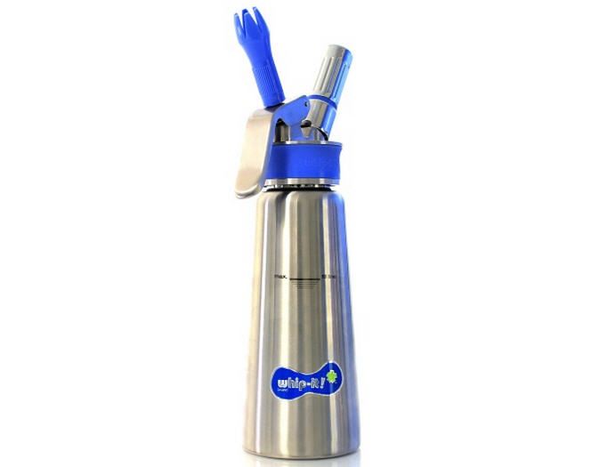 Hình ảnh chân thực bình xịt kem tươi WHIP-IT - Công cụ không thể thiếu của barista