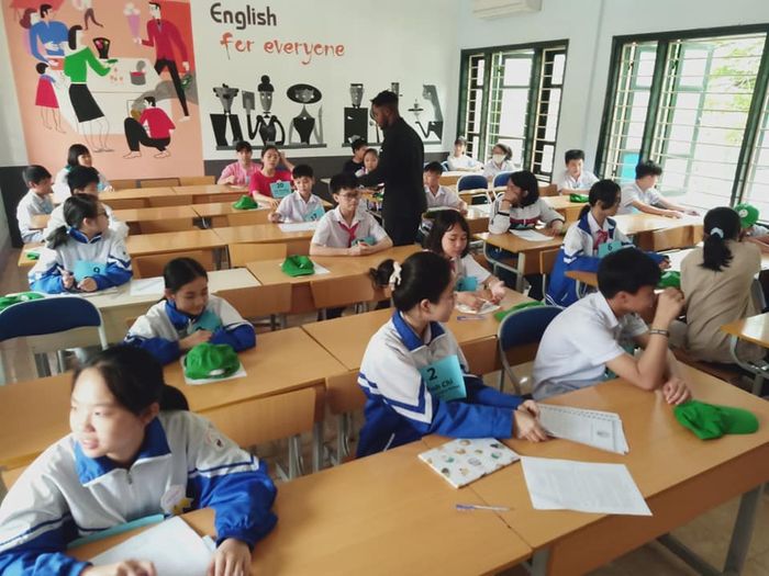 Hoạt động ngoại khóa sôi nổi cùng giáo viên bản ngữ tại trung tâm