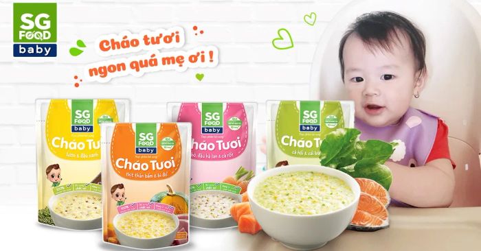Hình ảnh chân thực về cháo tươi Sài Gòn Food - Sự kết hợp hoàn hảo giữa dinh dưỡng và tiện lợi