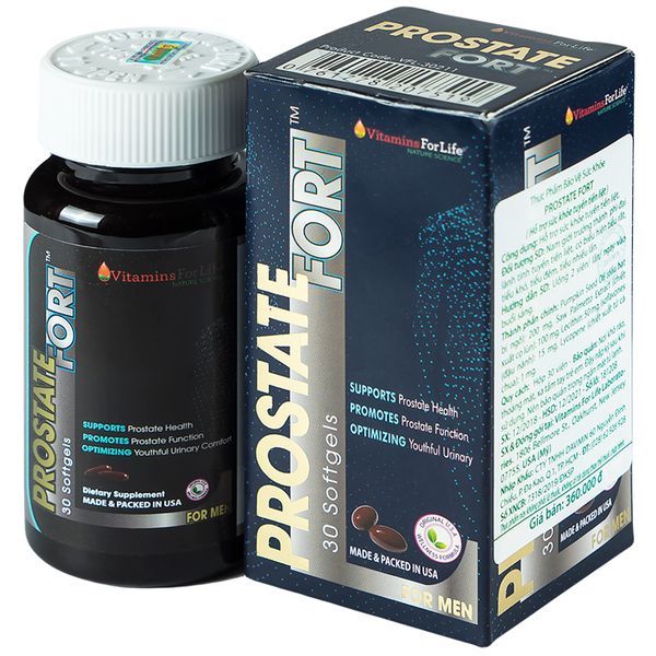 Hình ảnh chi tiết Prostate Fort - Công thức Mỹ chăm sóc tiền liệt tuyến toàn diện