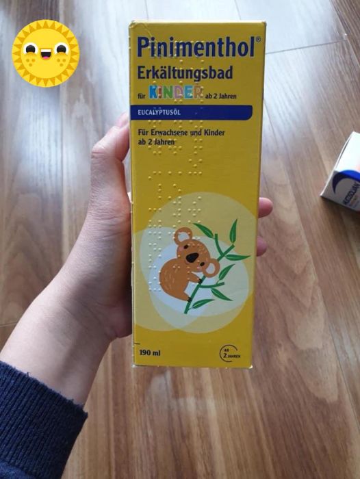 Hình ảnh minh họa tinh dầu tắm Pinimenthol phiên bản 2