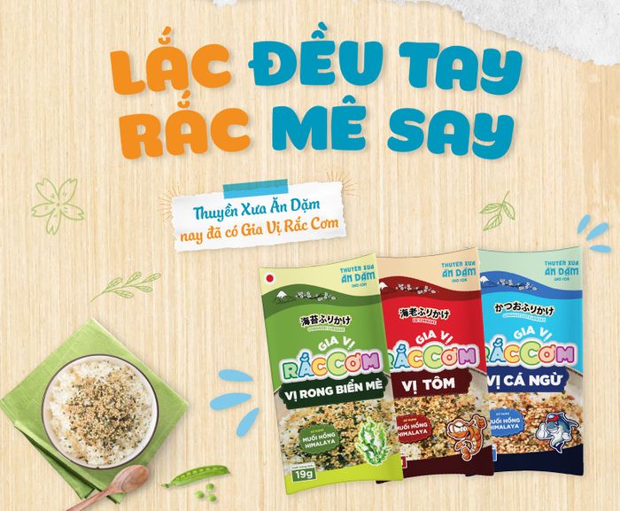 Hình ảnh chi tiết gia vị Rắc cơm Thuyền Xưa - Phiên bản cao cấp