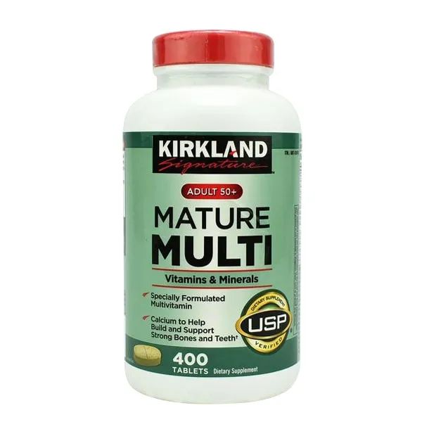 Hình ảnh chi tiết Kirkland Mature Multi Adult 50+ - Vitamin tổng hợp chất lượng cao từ Mỹ