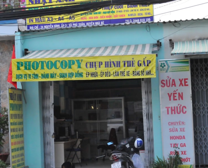 Không gian chụp ảnh tại Studio Nhật Anh