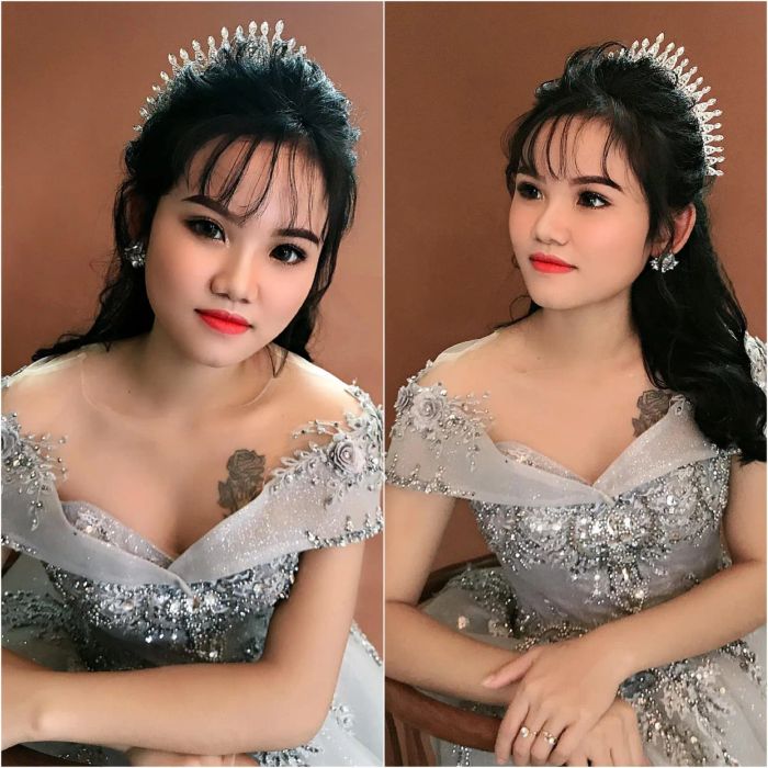Tác phẩm nghệ thuật trang điểm từ Áo cưới Hoàng Long II