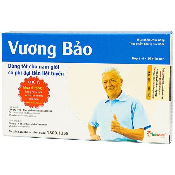 Hình ảnh minh họa sản phẩm Vương Bảo - Người bạn đồng hành của sức khỏe tiền liệt tuyến