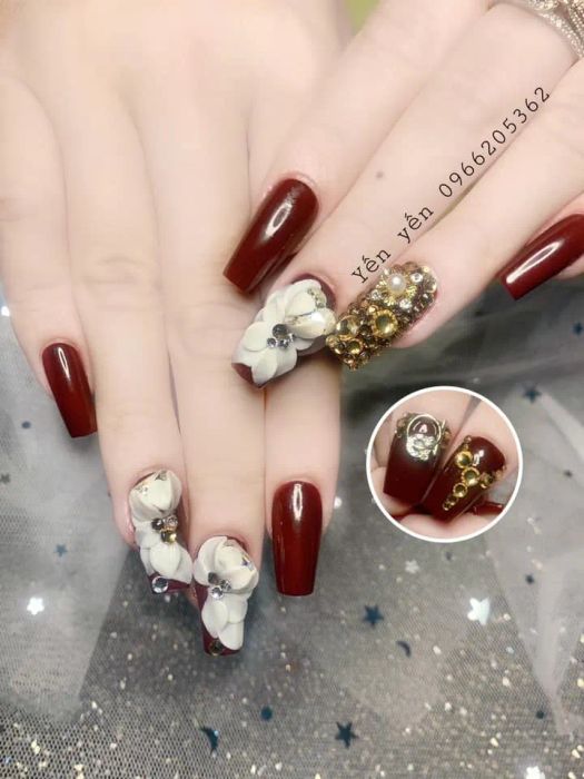 Hình ảnh những mẫu nail thanh lịch tại Yến Nails