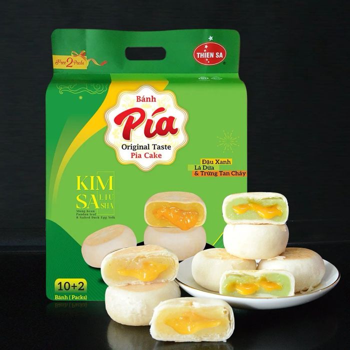 Bộ sưu tập bánh pía Thiên Sa - Nghệ thuật đóng gói chân không tinh tế