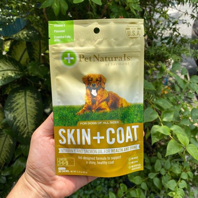 Hình ảnh viên nhai Skin & Coat cao cấp cho thú cưng