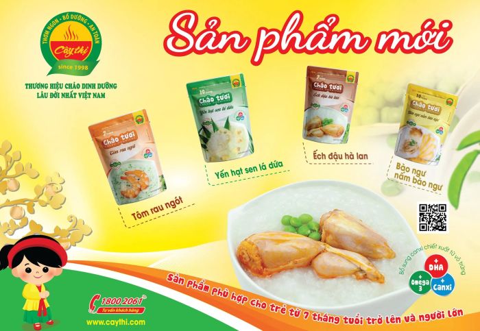 Hình ảnh cháo tươi Cây Thị - Sắc màu dinh dưỡng cho bé yêu