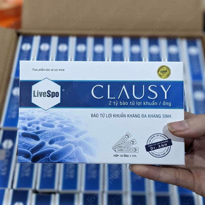 Hình ảnh thực tế men vi sinh LiveSpo Clausy