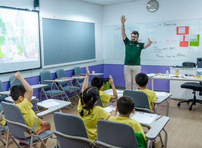 Hình ảnh lớp học tương tác tại Language Link Academic