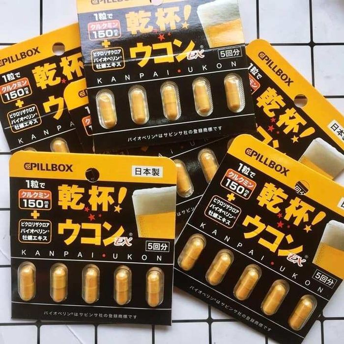 Kanpai Ukon Pillbox - Công nghệ giải rượu Nhật Bản (Ảnh minh họa 1)