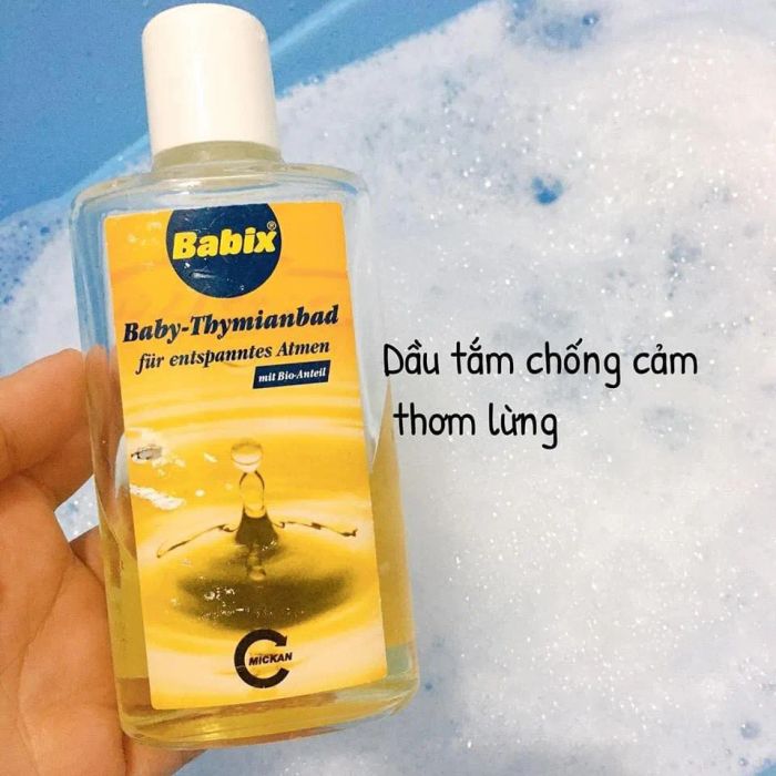 Hình ảnh sản phẩm dầu tắm Babix Baby-Thymianbad