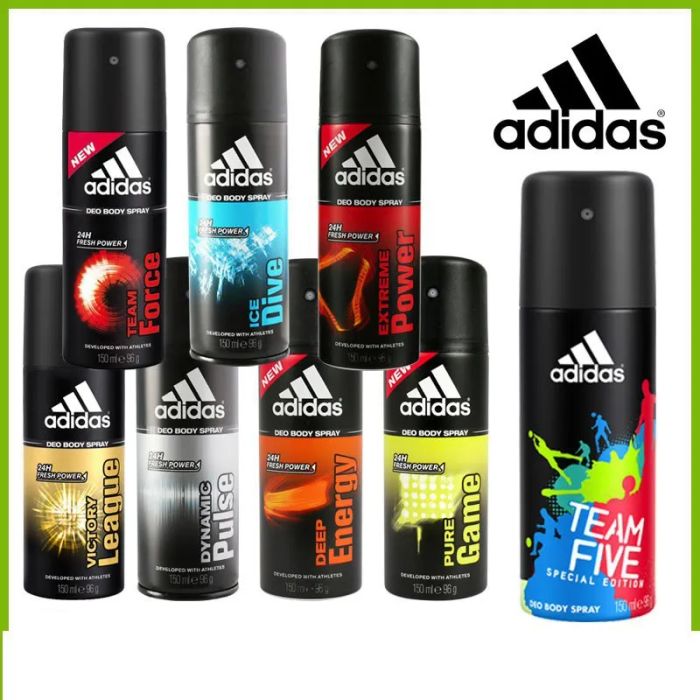 Thiết kế chai Xịt Khử Mùi Adidas sang trọng, tiện dụng