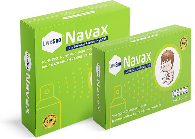 Hình ảnh chi tiết xịt lợi khuẩn Livespo Navax phiên bản mới