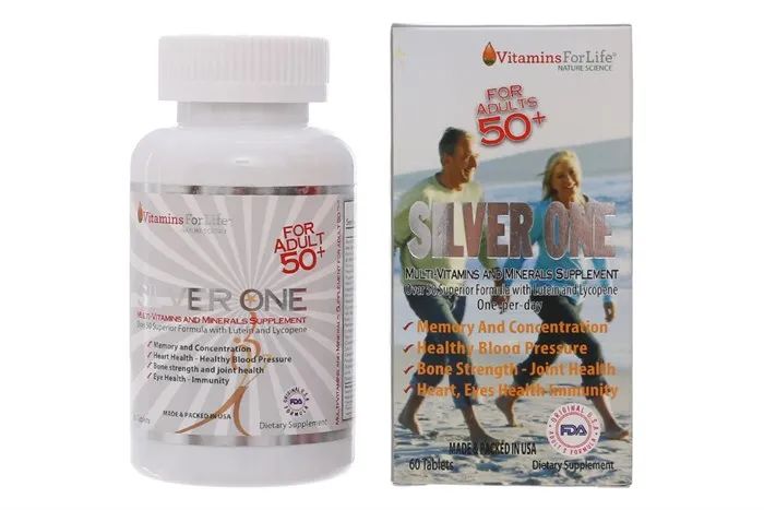 Hình ảnh sản phẩm Silver One - Vitamin tổng hợp cao cấp từ Mỹ cho tuổi 50+