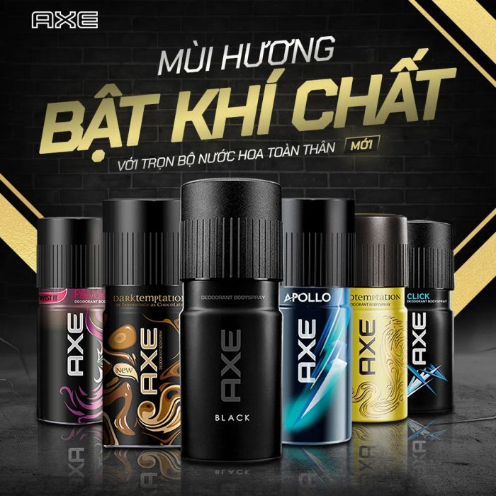 Hình ảnh Xịt Khử Mùi Axe Click phong cách