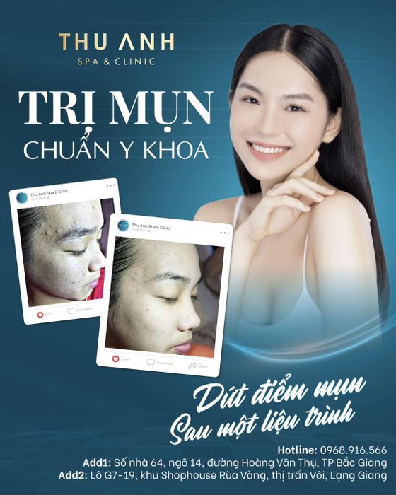 Không gian sang trọng và quy trình trị mụn chuyên nghiệp tại Thu Anh Spa & Clinic