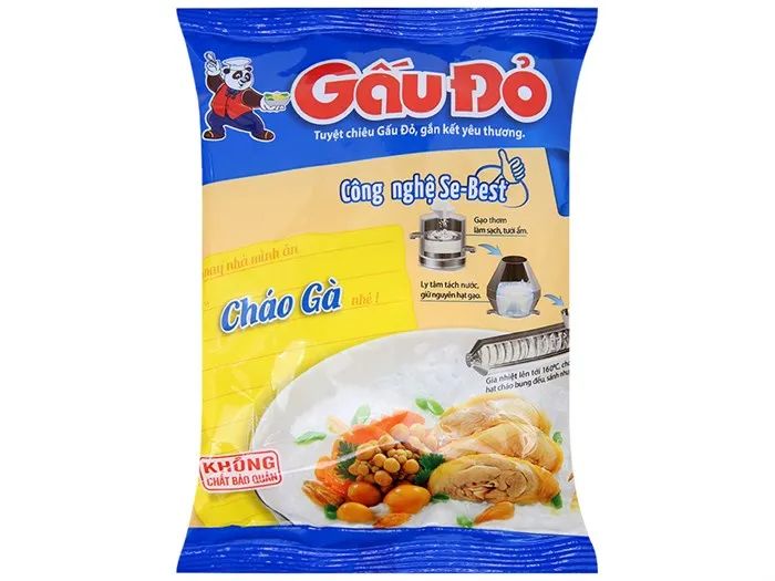 Hình ảnh cháo ăn liền Gấu Đỏ - Sự kết hợp hoàn hảo giữa truyền thống và công nghệ