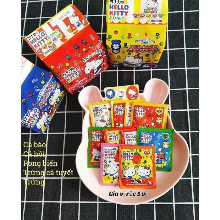 Hình ảnh chi tiết gia vị Hello Kitty - Phiên bản cao cấp
