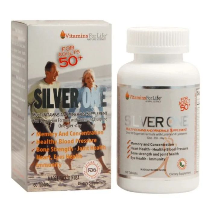 Hình ảnh chi tiết Silver One - Công thức đặc biệt với 30 dưỡng chất vàng