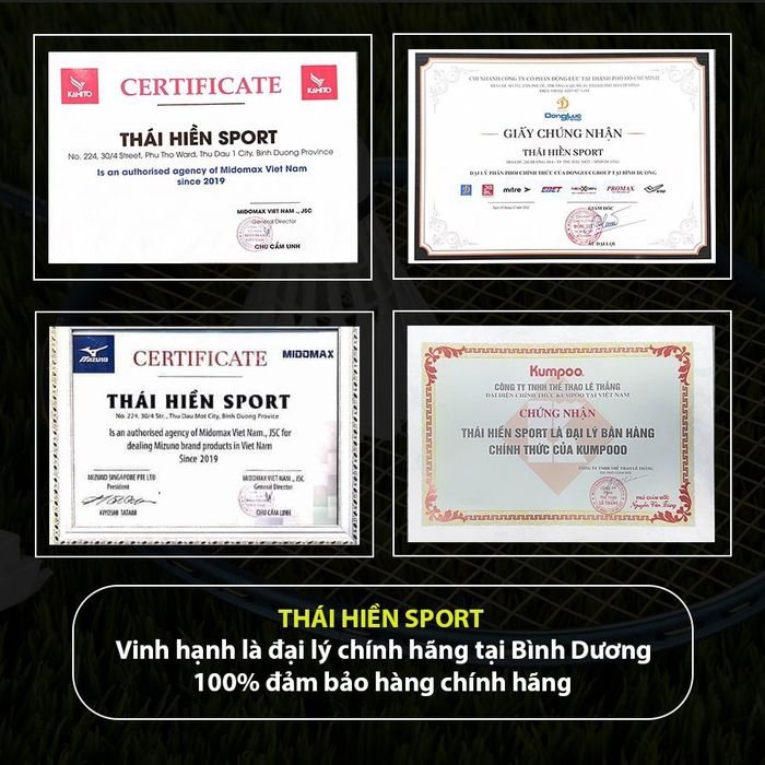 Bộ sưu tập dụng cụ cầu lông đa dạng tại Thái Hiền Sport
