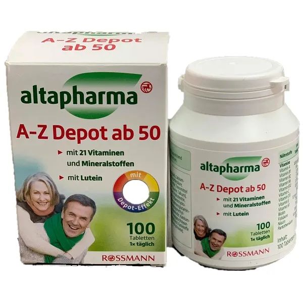 Hình ảnh sản phẩm Altapharma A-Z Depot 50+ - Vitamin tổng hợp cao cấp dành cho người cao tuổi