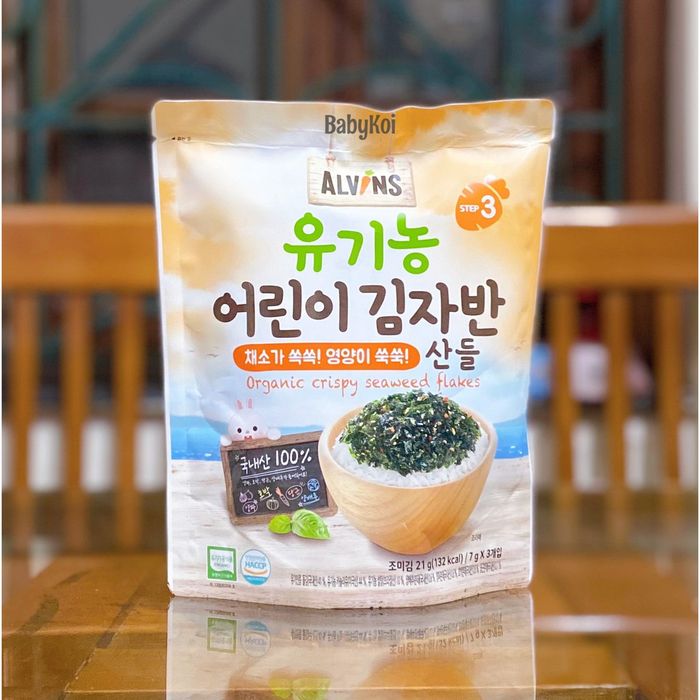 Hình ảnh chi tiết rong biển rắc cơm Alvins - phiên bản cao cấp
