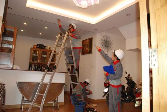 Thi công thực tế công trình của Bình Minh Green