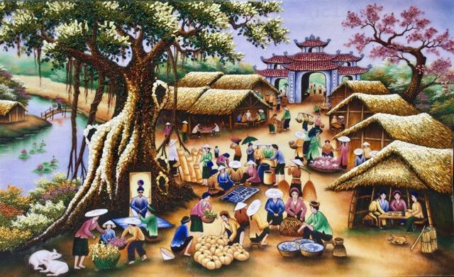 Tranh minh họa 1 - Bức họa sinh động về ngày hè trong thơ Nguyễn Trãi