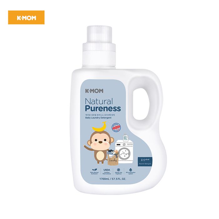 Hình ảnh chân thực nước giặt hữu cơ K-Mom Hàn Quốc phiên bản mới