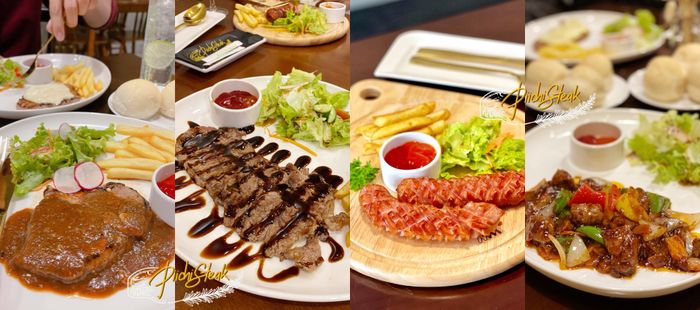 Không gian sang trọng với view cửa kính tại Piichi Steak