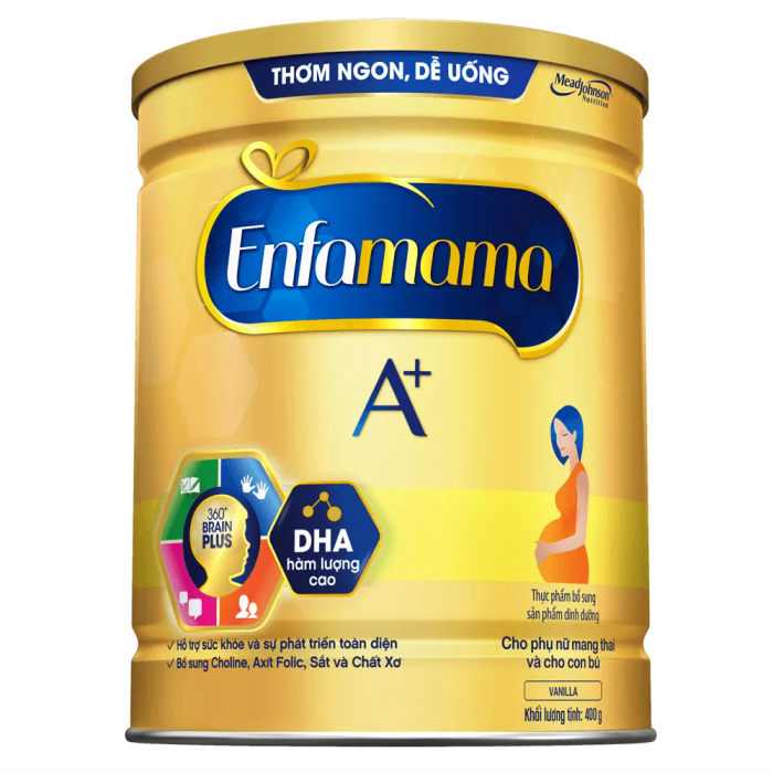 Hình ảnh sữa Enfamama A+ 360 Brain Plus chính hãng