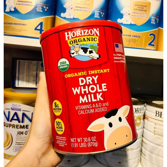 Sữa tươi dạng bột Horizon Organic Dry Whole Milk - hình ảnh 2