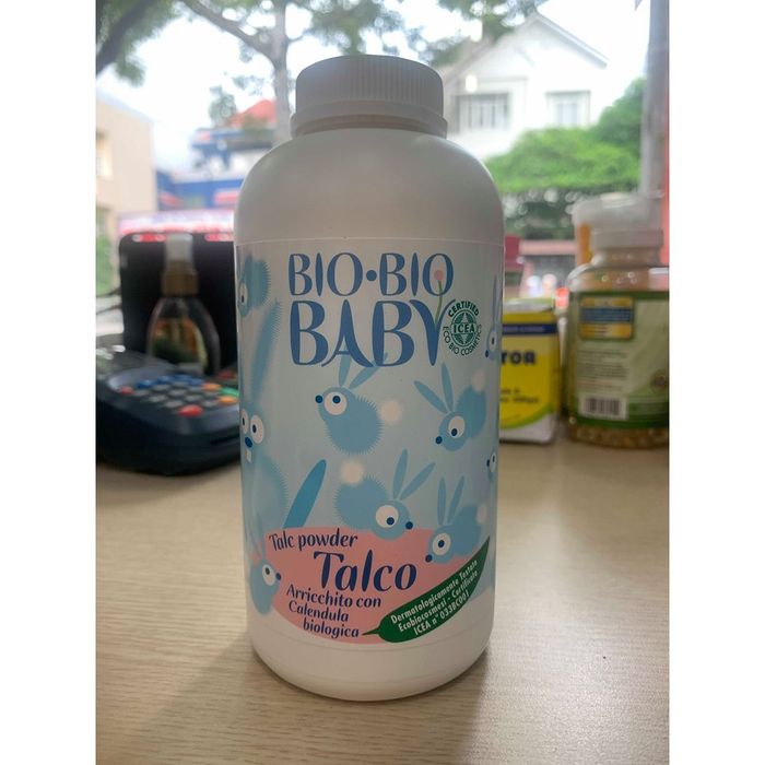 Hình ảnh thực tế Phấn Rôm Bio Bio Baby - Bao bì cao cấp