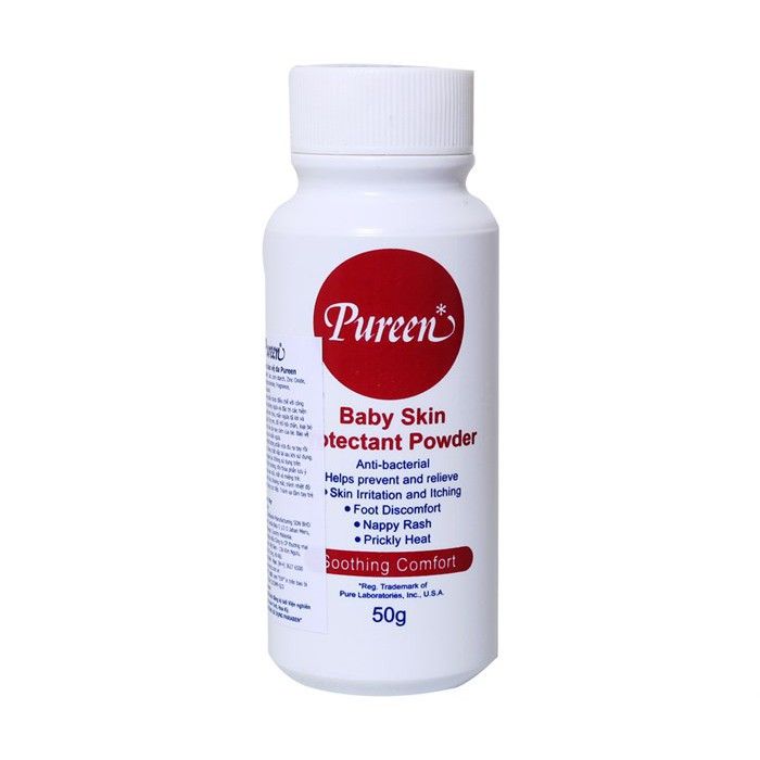 Hình ảnh Phấn Rôm Pureen Baby Skin Protectant Powder chính hãng