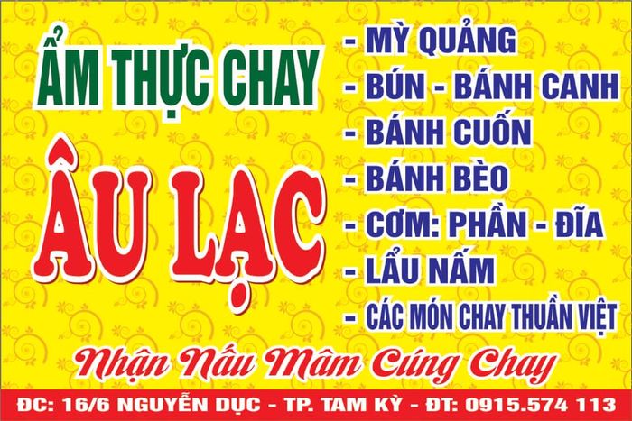 Quán Chay Âu Lạc - Bức ảnh đầu tiên ghi lại không gian ấm cúng cùng những món chay đậm chất Việt được trình bày tinh tế