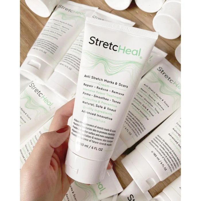 Hình ảnh 2 của sản phẩm kem trị rạn da StretcHeal Anti Stretch Marks & Scars Cream, thể hiện chất lượng và hiệu quả vượt trội được khách hàng tin dùng.