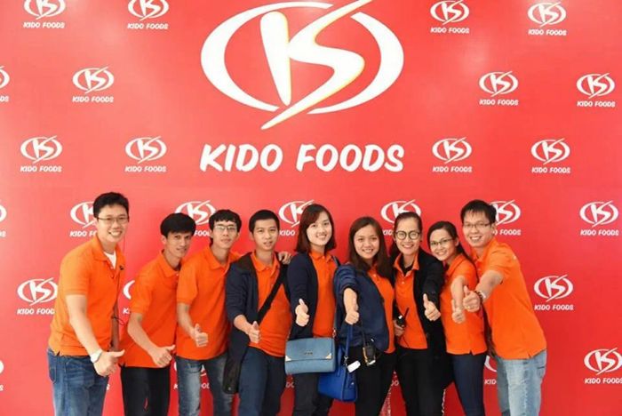 Hình ảnh dây chuyền sản xuất kem hiện đại của KIDO FOODS