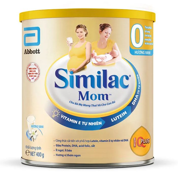 [Ảnh minh họa] Similac Mom IQ Plus - Thiết kế hộp giấy sang trọng, tiện lợi