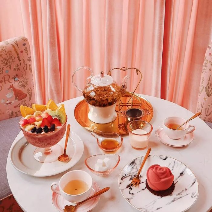 Hình ảnh đẹp mê hoặc tại Secret De Rosie Cafe & Tea