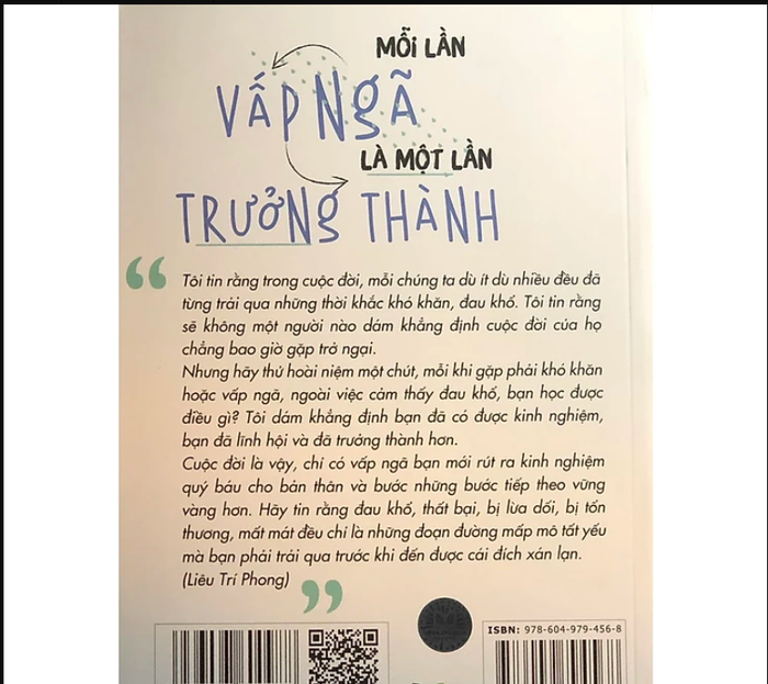 Hình ảnh truyền cảm hứng từ 'Mỗi lần vấp ngã là một lần trưởng thành' - Ấn bản đặc biệt