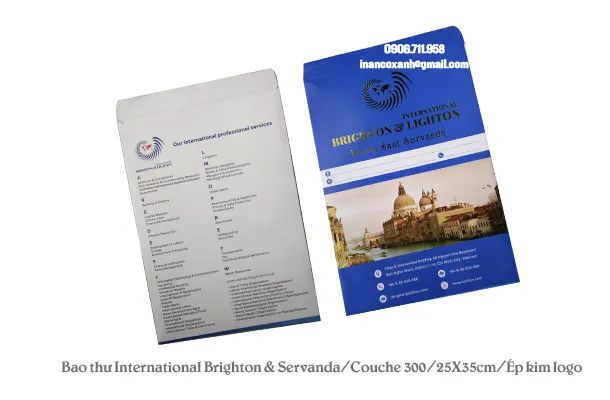 Bộ sưu tập bao thư đa dạng từ Cỏ Xanh Printing