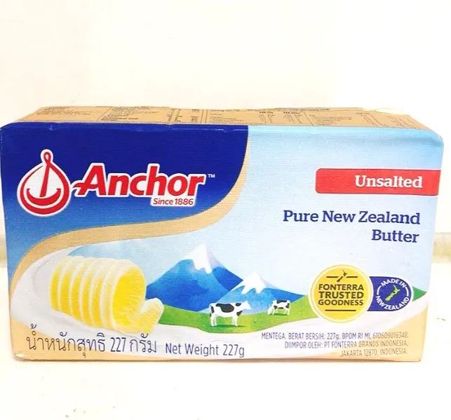 Hình ảnh bao bì Bơ lạt Anchor chính hãng