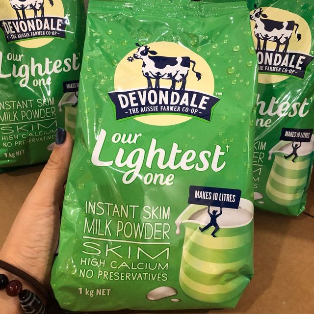 Sữa tươi dạng bột tách béo Devondale Instant Skim Milk Powder - hình ảnh 1