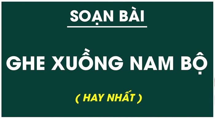 Tranh minh họa chân thực về đời sống sông nước Nam Bộ (Nguồn: Internet)